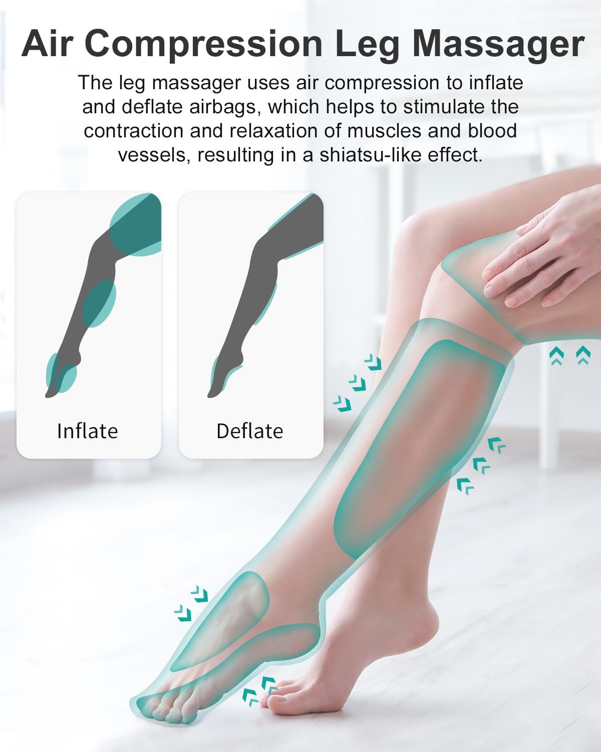 Standard LegTeck™ Lower Leg Massager